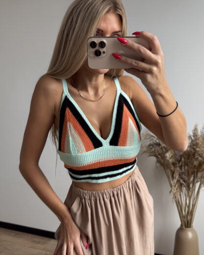 Zara kootud topp M