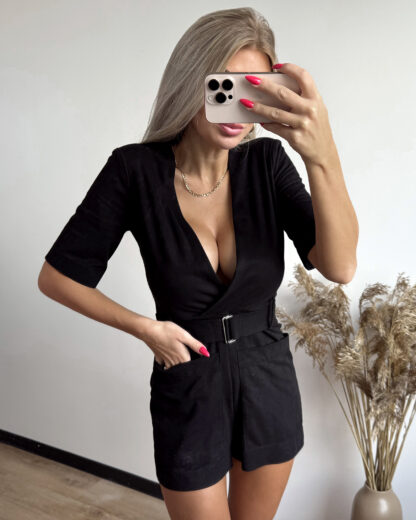 Zara seemisnahkne jumpsuit XS