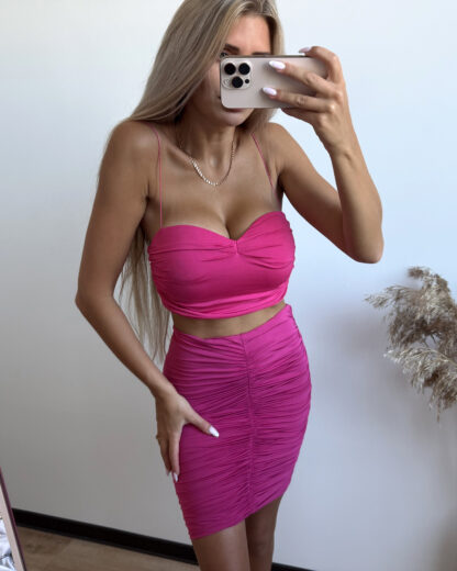 Polsterdatud topp + seelik S
