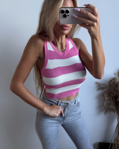 Stradivarius peenkoes topp M